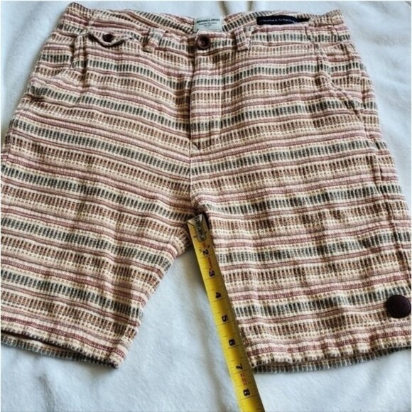 Tweed Cotton woven style printed shorts Size 32 - Picture 11 of 15